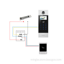 IP Video Intercom Door Phone With Magnetic Lock